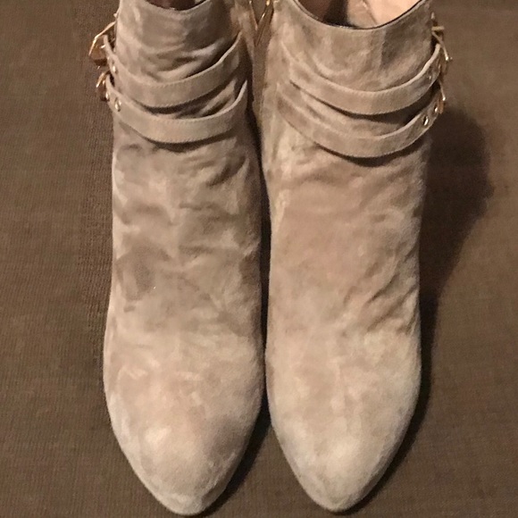 New! Francesco Sacco Suede Booties - Picture 3 of 5